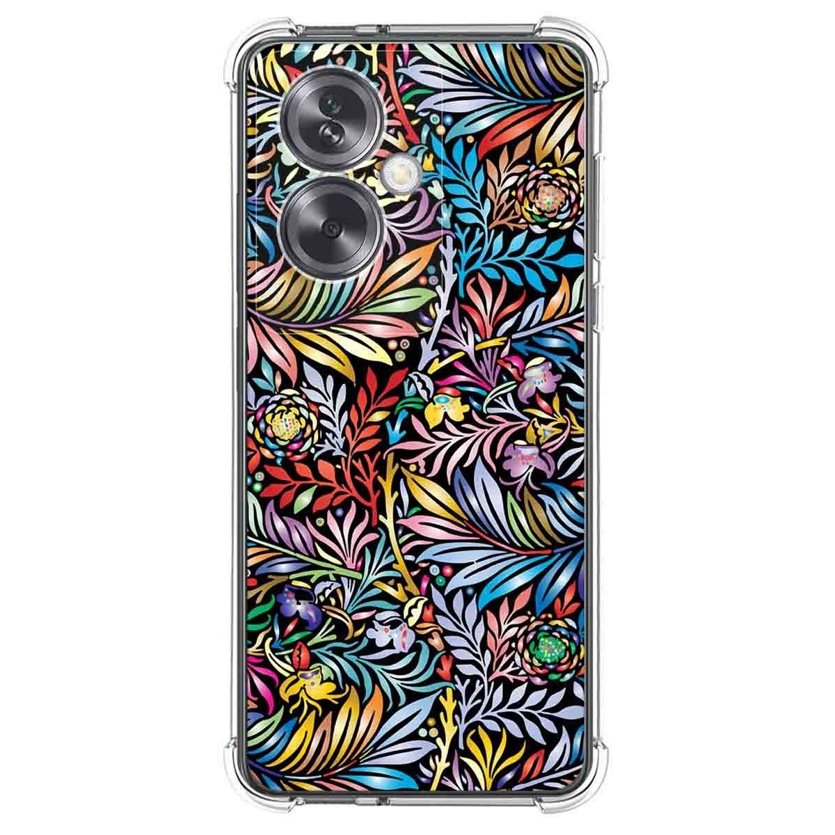 Funda Silicona Antigolpes para Oppo A79 5G diseño Flores 04 Dibujos