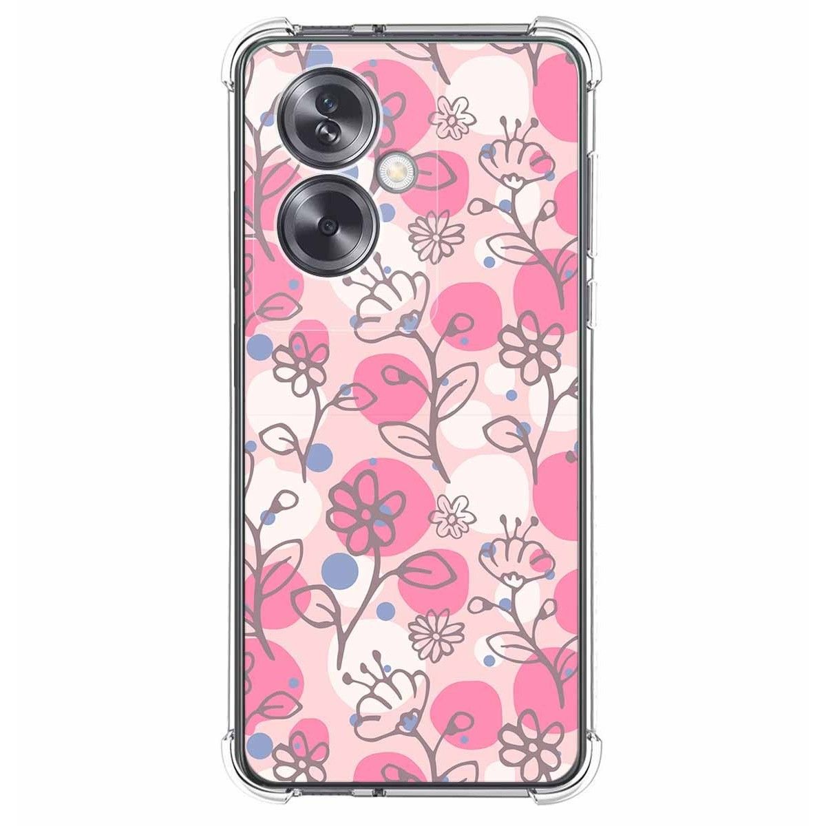 Funda Silicona Antigolpes para Oppo A79 5G diseño Flores 07 Dibujos