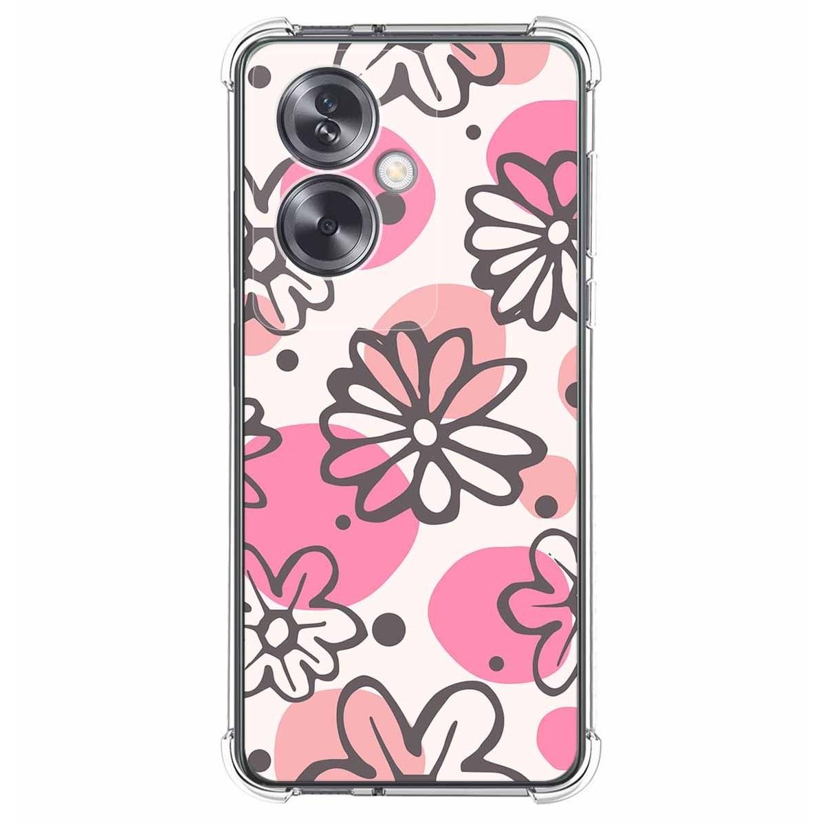 Funda Silicona Antigolpes para Oppo A79 5G diseño Flores 09 Dibujos