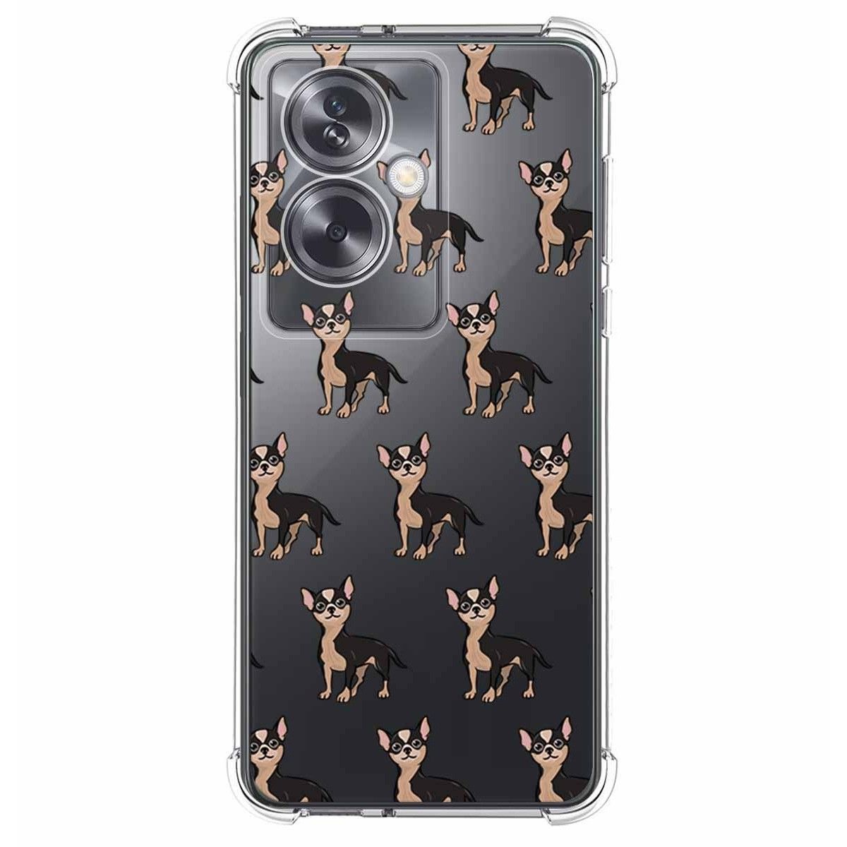 Funda Silicona Antigolpes para Oppo A79 5G diseño Perros 11 Dibujos