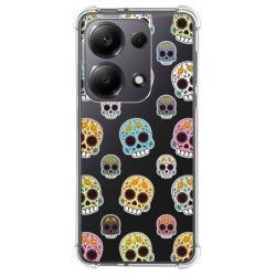 Funda Silicona Antigolpes para Xiaomi Redmi Note 13 Pro 4G diseño Catrina Dibujos
