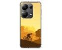 Funda Silicona Antigolpes para Xiaomi Redmi Note 13 Pro 4G diseño Ciclista Dibujos