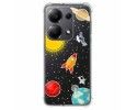 Funda Silicona Antigolpes para Xiaomi Redmi Note 13 Pro 4G diseño Espacio Dibujos