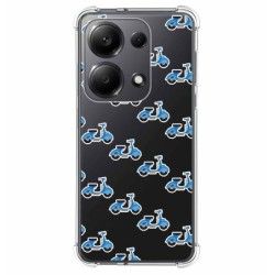 Funda Silicona Antigolpes para Xiaomi Redmi Note 13 Pro 4G diseño Scooter Dibujos