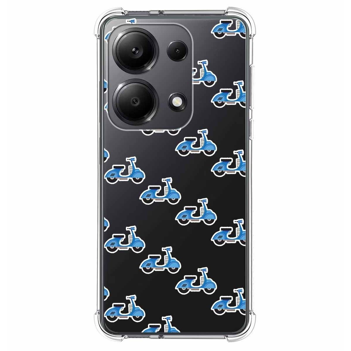 Funda Silicona Antigolpes para Xiaomi Redmi Note 13 Pro 4G diseño Scooter Dibujos