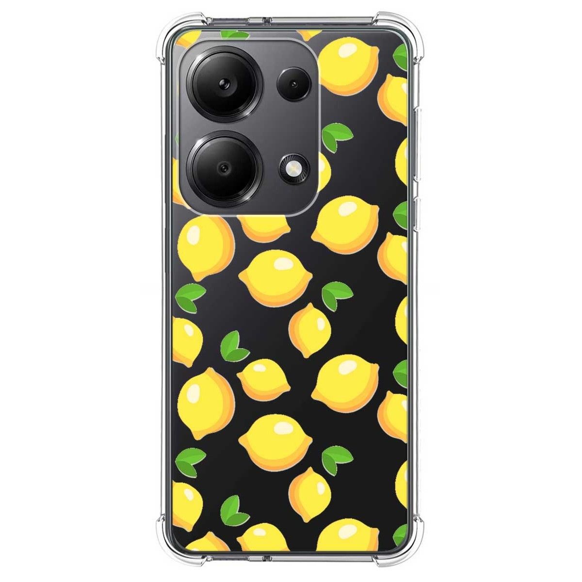 Funda Silicona Antigolpes para Xiaomi Redmi Note 13 Pro 4G diseño Limones Dibujos
