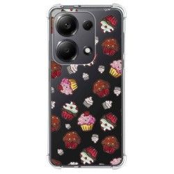 Funda Silicona Antigolpes para Xiaomi Redmi Note 13 Pro 4G diseño Muffins Dibujos