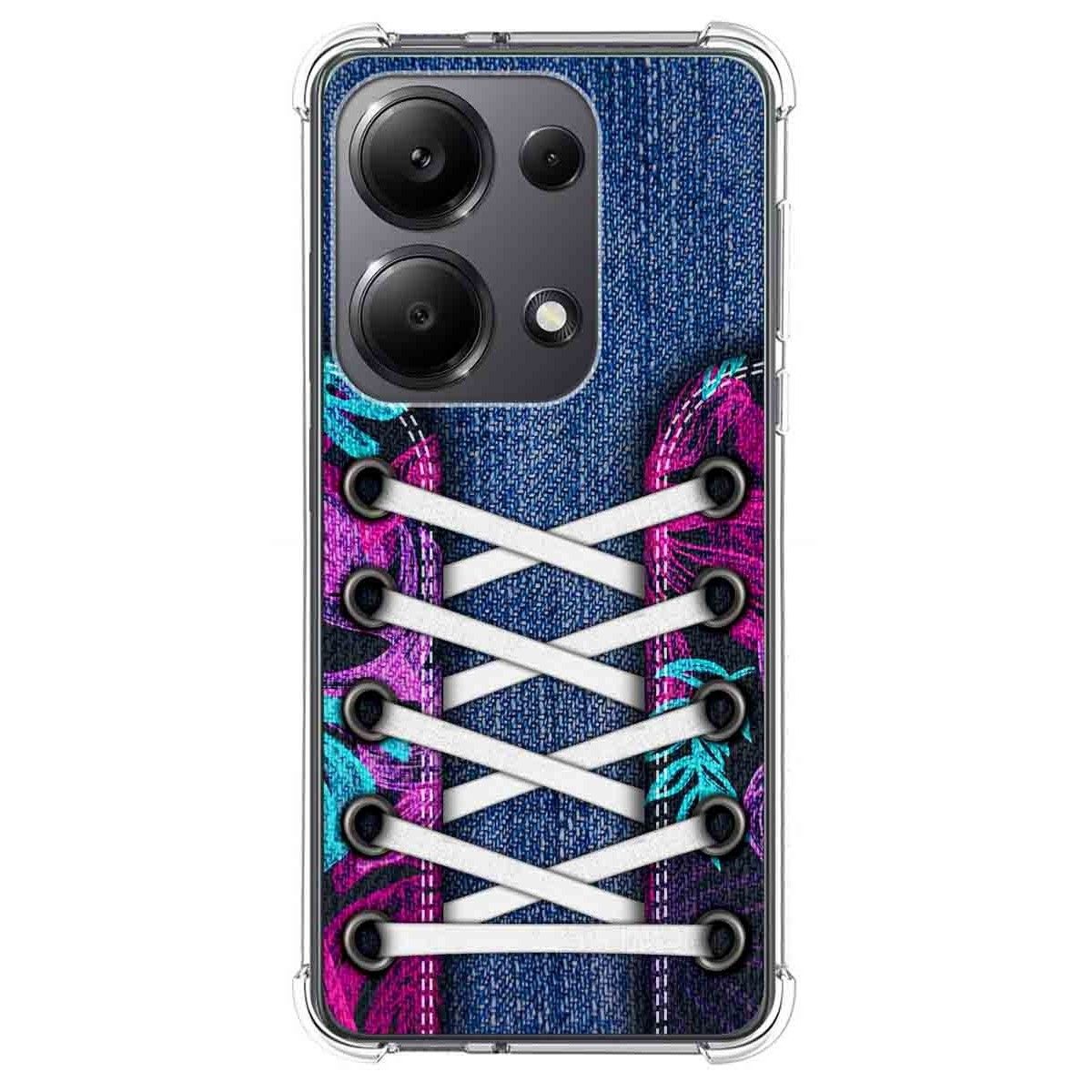 Funda Silicona Antigolpes para Xiaomi Redmi Note 13 Pro 4G diseño Zapatillas 06 Dibujos