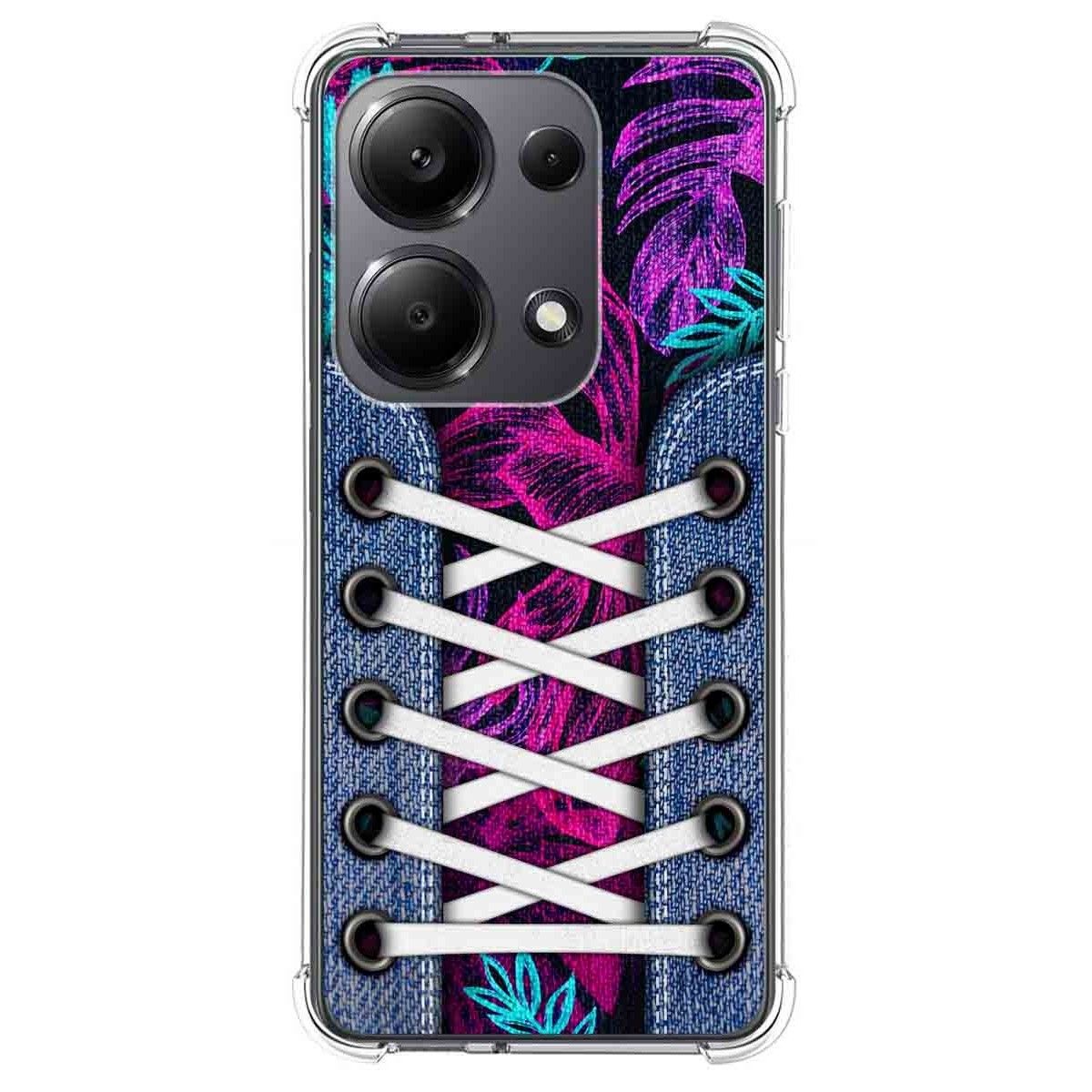 Funda Silicona Antigolpes para Xiaomi Redmi Note 13 Pro 4G diseño Zapatillas 07 Dibujos