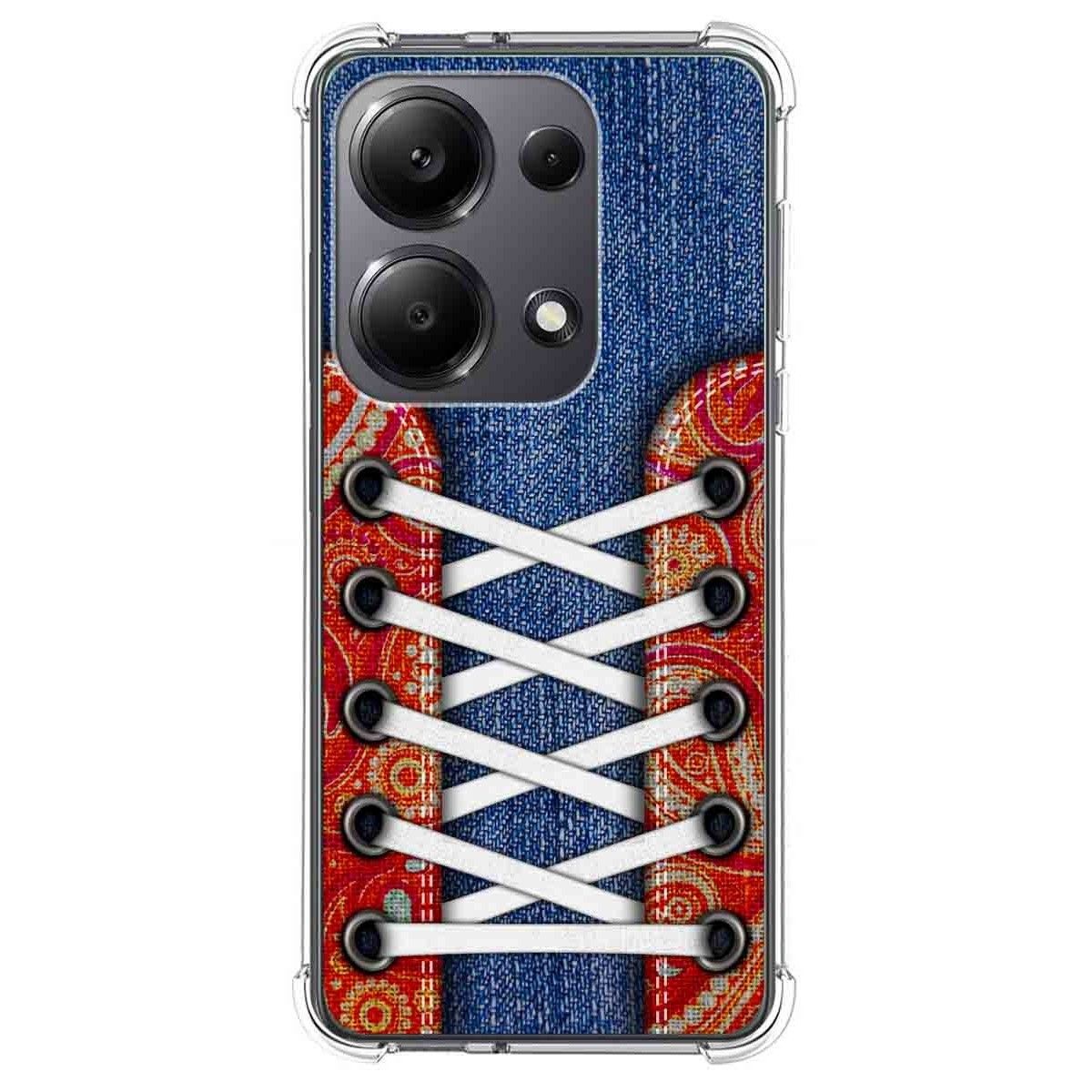 Funda Silicona Antigolpes para Xiaomi Redmi Note 13 Pro 4G diseño Zapatillas 11 Dibujos