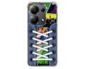 Funda Silicona Antigolpes para Xiaomi Redmi Note 13 Pro 4G diseño Zapatillas 14 Dibujos