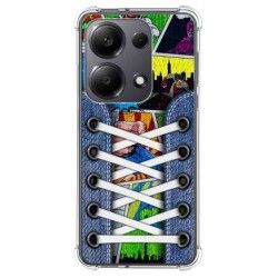 Funda Silicona Antigolpes para Xiaomi Redmi Note 13 Pro 4G diseño Zapatillas 14 Dibujos