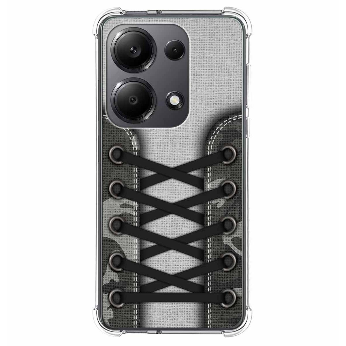 Funda Silicona Antigolpes para Xiaomi Redmi Note 13 Pro 4G diseño Zapatillas 16 Dibujos