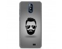 Funda Gel Tpu para Homtom S12 Diseño Barba Dibujos