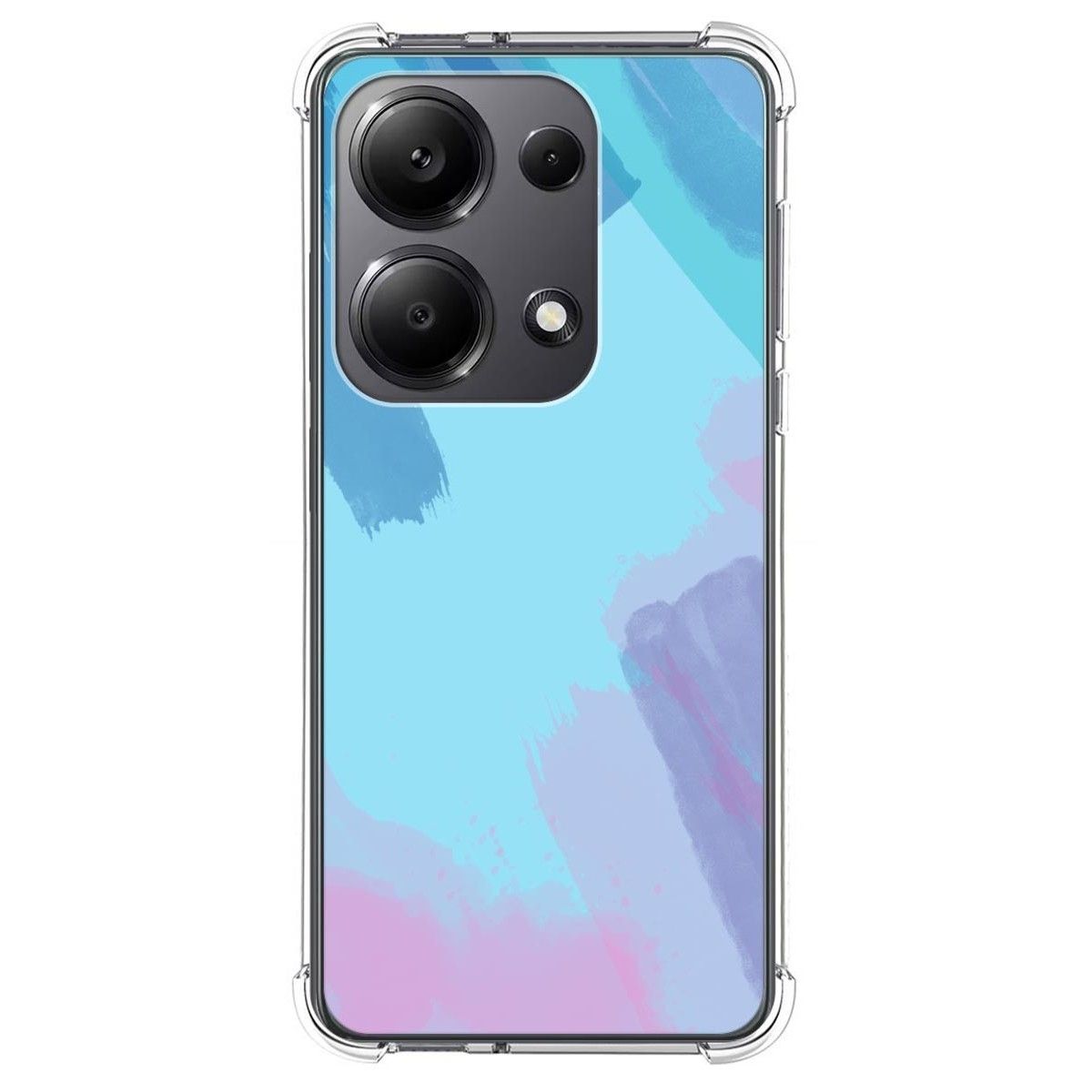 Funda Silicona Antigolpes para Xiaomi Redmi Note 13 Pro 4G diseño Acuarela 10 Dibujos