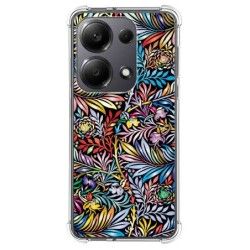 Funda Silicona Antigolpes para Xiaomi Redmi Note 13 Pro 4G diseño Flores 04 Dibujos