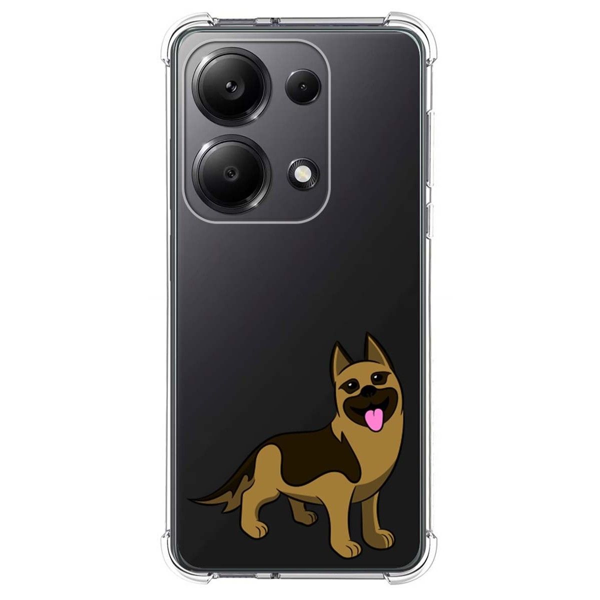 Funda Silicona Antigolpes para Xiaomi Redmi Note 13 Pro 4G diseño Perros 03 Dibujos