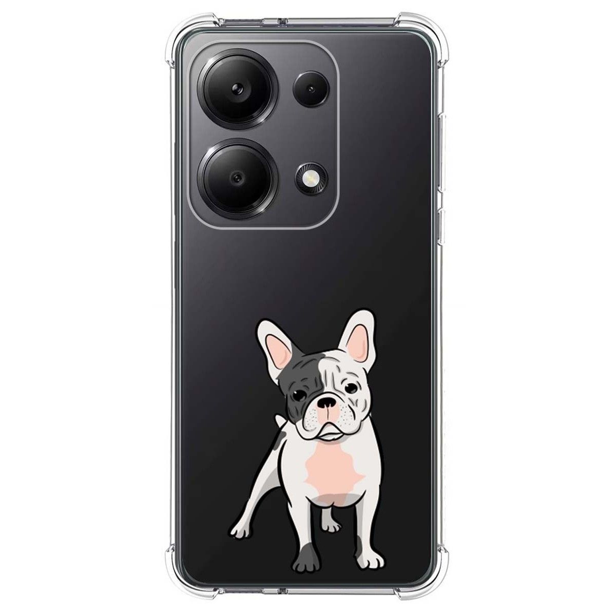 Funda Silicona Antigolpes para Xiaomi Redmi Note 13 Pro 4G diseño Perros 06 Dibujos