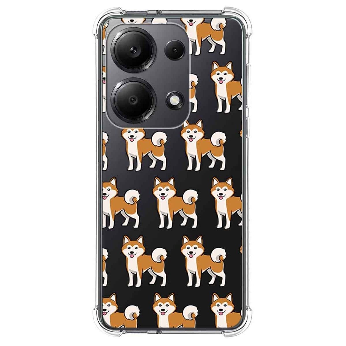 Funda Silicona Antigolpes para Xiaomi Redmi Note 13 Pro 4G diseño Perros 08 Dibujos