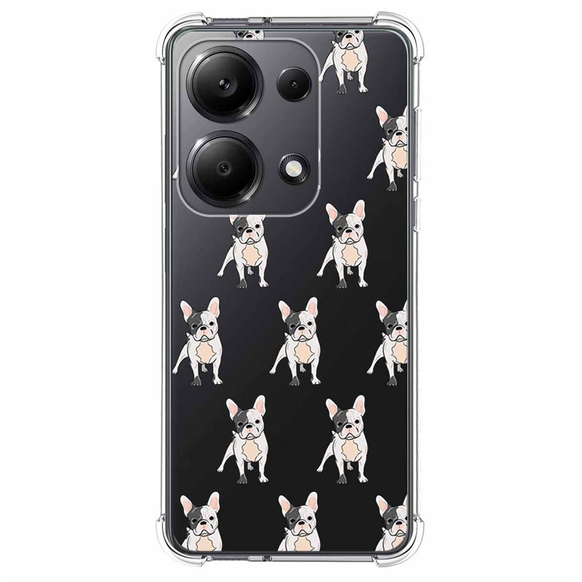 Funda Silicona Antigolpes para Xiaomi Redmi Note 13 Pro 4G diseño Perros 12 Dibujos