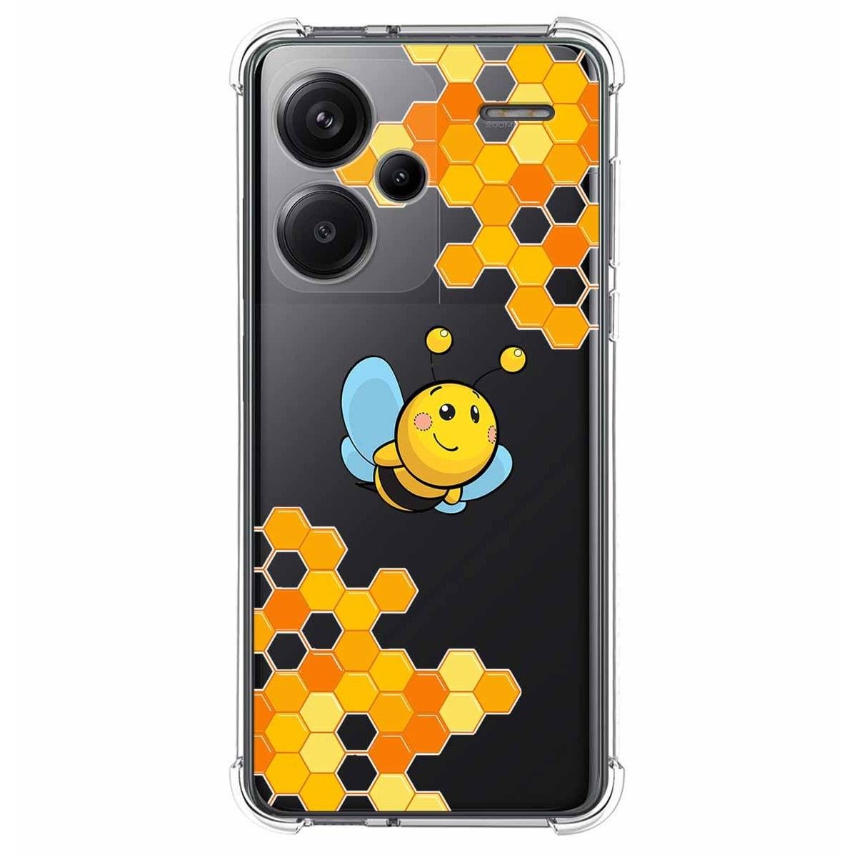 Funda Silicona Antigolpes para Xiaomi Redmi Note 13 Pro+ Plus 5G diseño Abeja Dibujos