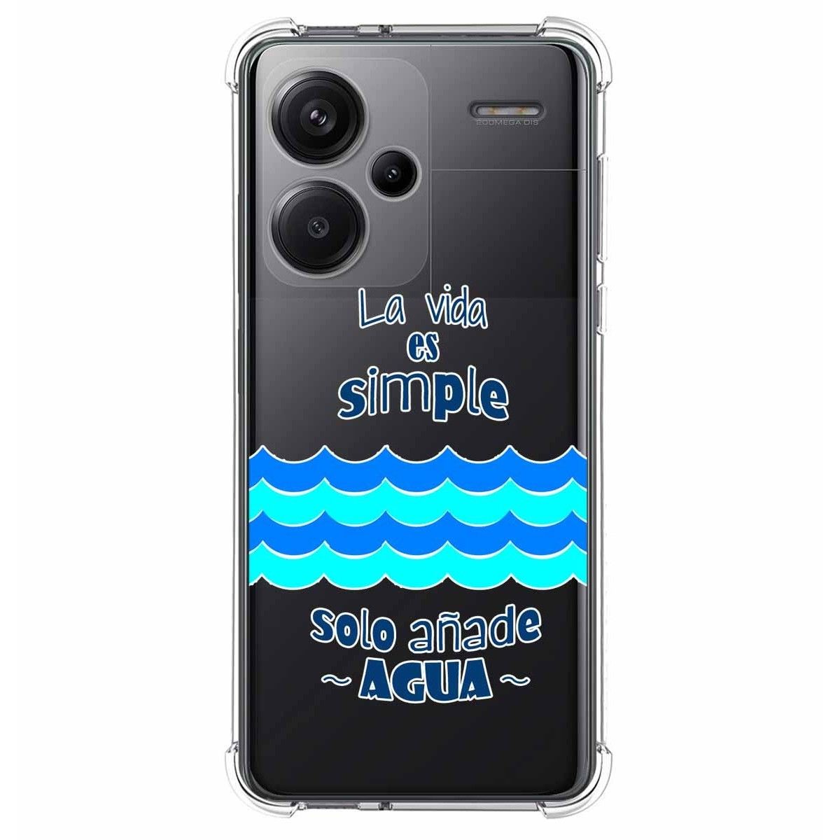 Funda Silicona Antigolpes para Xiaomi Redmi Note 13 Pro+ Plus 5G diseño Agua Dibujos