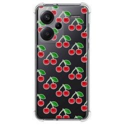 Funda Silicona Antigolpes para Xiaomi Redmi Note 13 Pro+ Plus 5G diseño Cerezas Dibujos