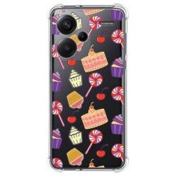 Funda Silicona Antigolpes para Xiaomi Redmi Note 13 Pro+ Plus 5G diseño Dulces 01 Dibujos
