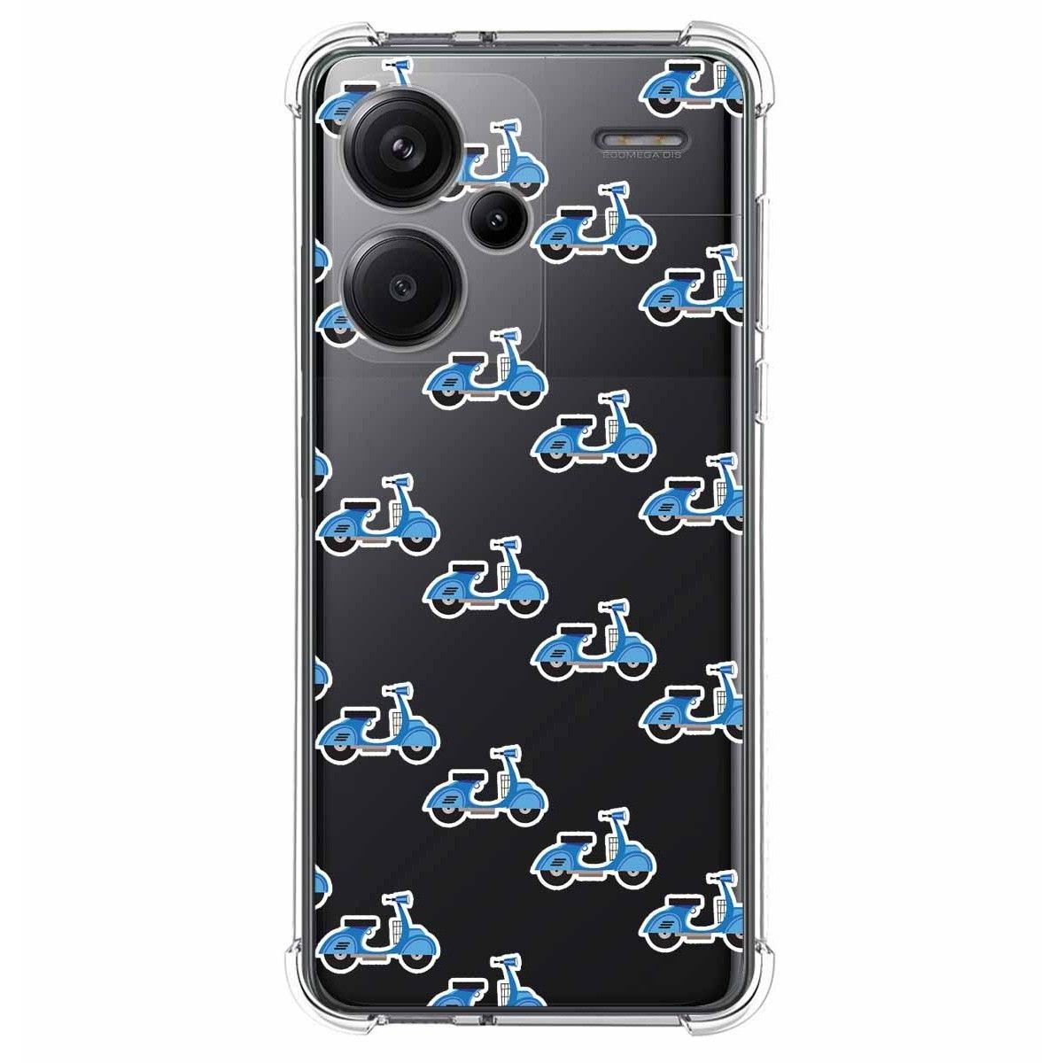 Funda Silicona Antigolpes para Xiaomi Redmi Note 13 Pro+ Plus 5G diseño Scooter Dibujos