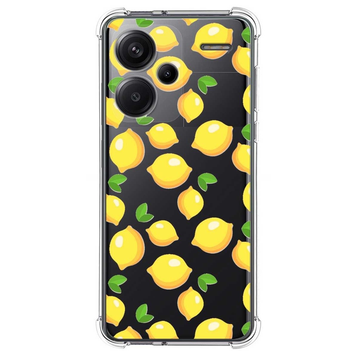 Funda Silicona Antigolpes para Xiaomi Redmi Note 13 Pro+ Plus 5G diseño Limones Dibujos