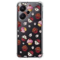 Funda Silicona Antigolpes para Xiaomi Redmi Note 13 Pro+ Plus 5G diseño Muffins Dibujos