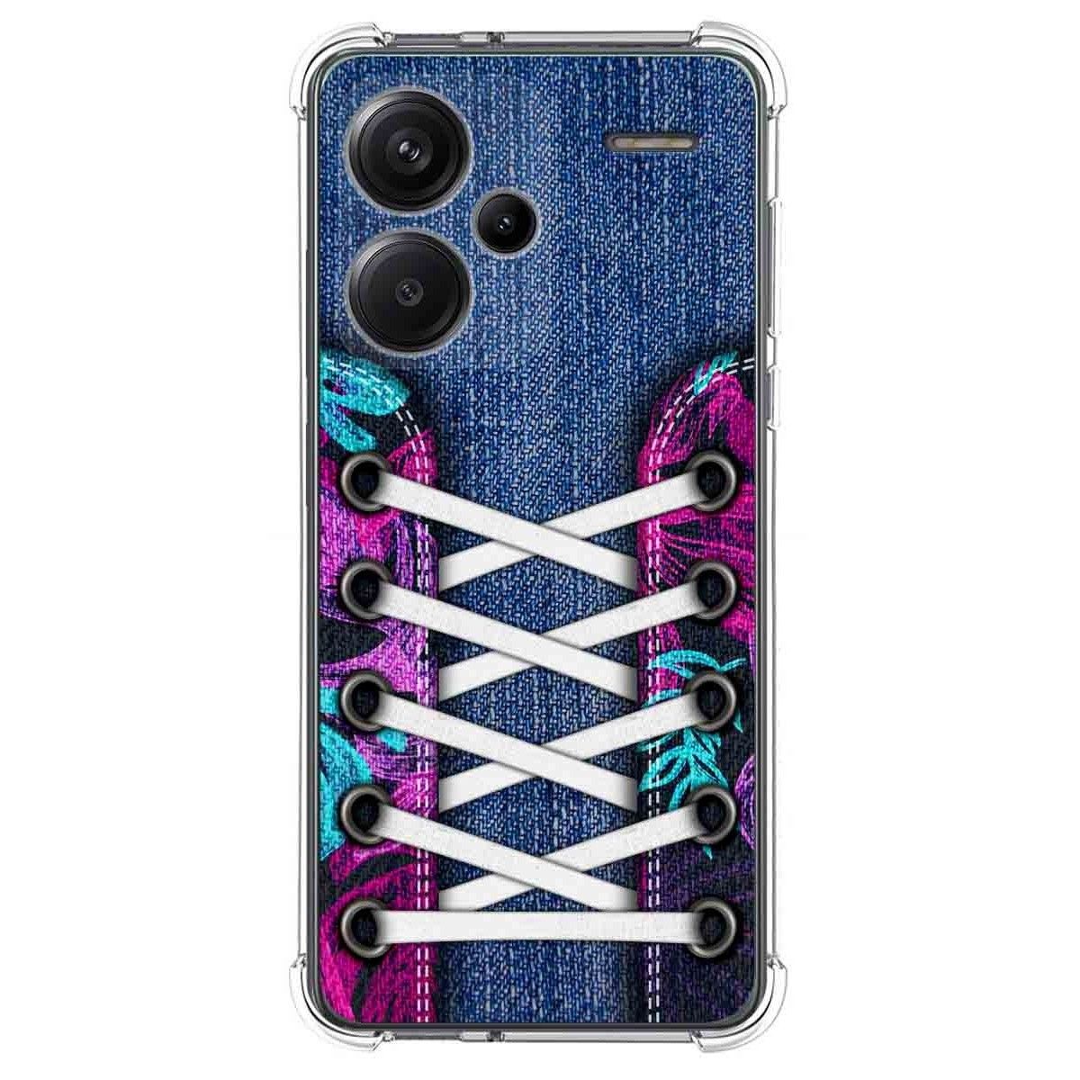 Funda Silicona Antigolpes para Xiaomi Redmi Note 13 Pro+ Plus 5G diseño Zapatillas 06 Dibujos