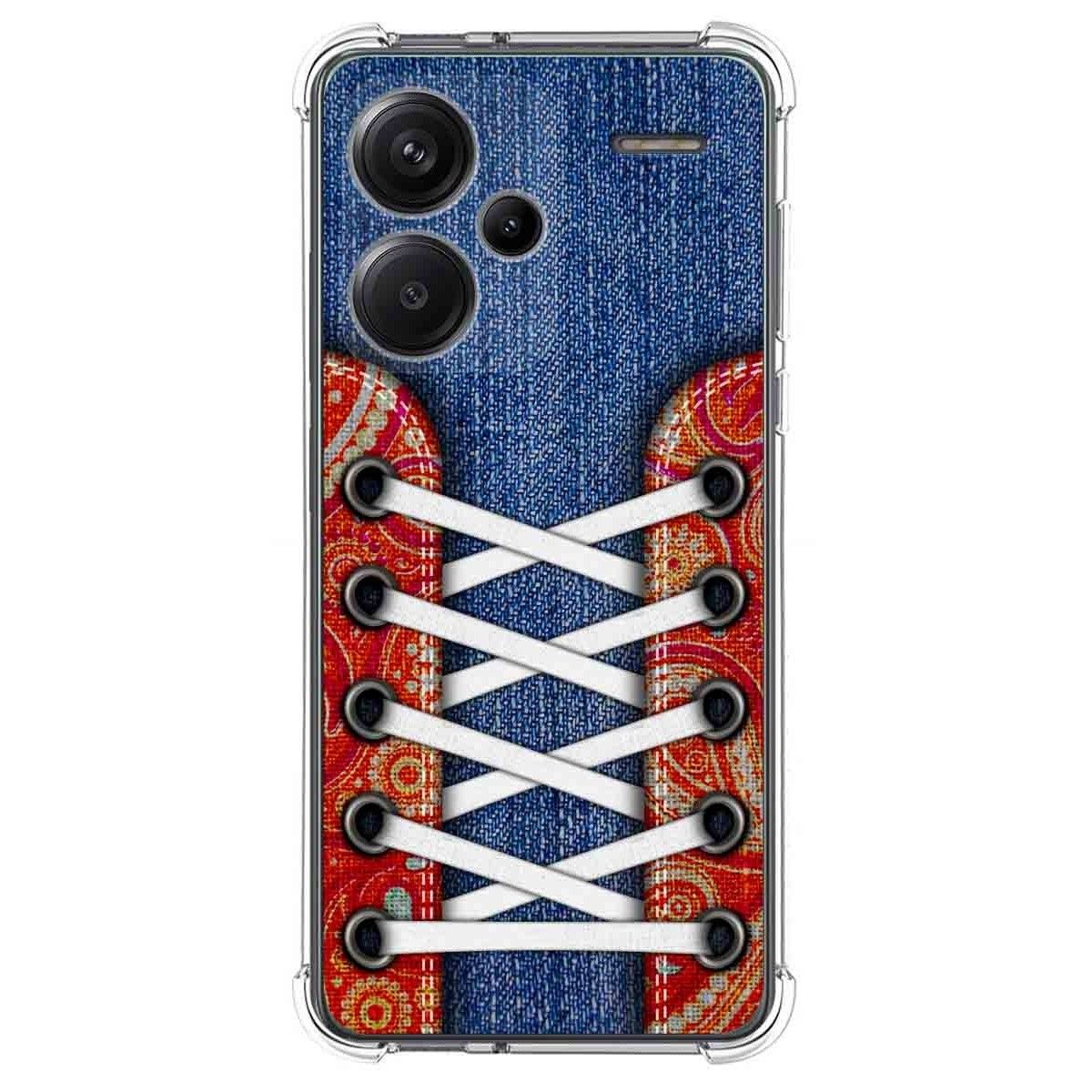 Funda Silicona Antigolpes para Xiaomi Redmi Note 13 Pro+ Plus 5G diseño Zapatillas 11 Dibujos