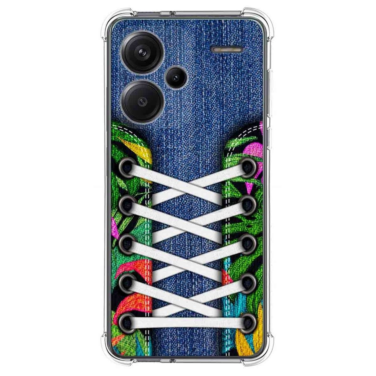 Funda Silicona Antigolpes para Xiaomi Redmi Note 13 Pro+ Plus 5G diseño Zapatillas 13 Dibujos