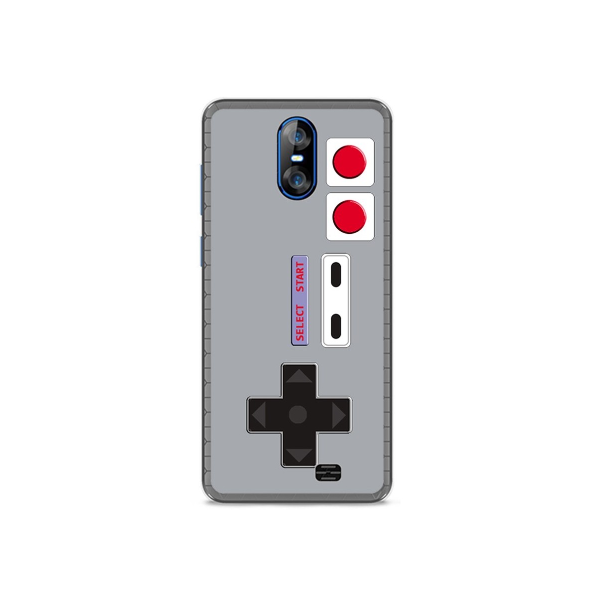 Funda Gel Tpu para Homtom S12 Diseño Consola Dibujos