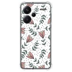 Funda Silicona Antigolpes para Xiaomi Redmi Note 13 Pro+ Plus 5G diseño Flores 01 Dibujos