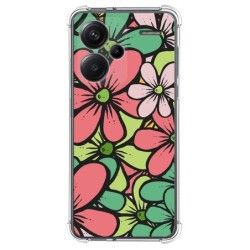 Funda Silicona Antigolpes para Xiaomi Redmi Note 13 Pro+ Plus 5G diseño Flores 02 Dibujos