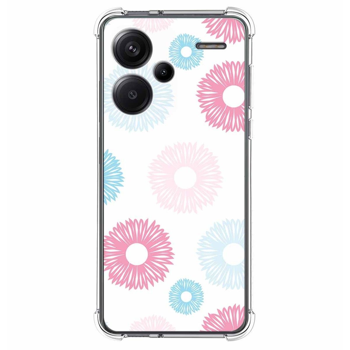 Funda Silicona Antigolpes para Xiaomi Redmi Note 13 Pro+ Plus 5G diseño Flores 06 Dibujos