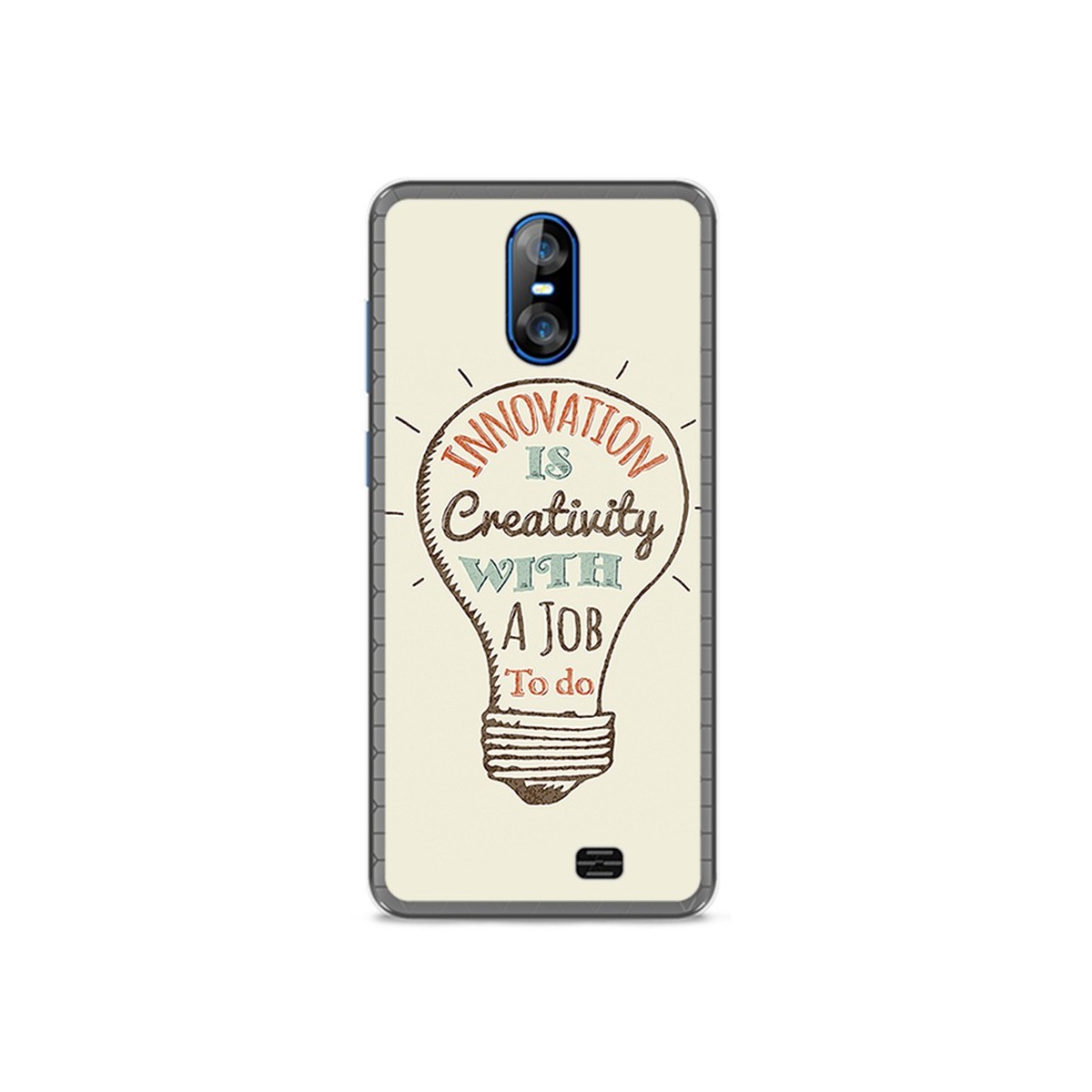 Funda Gel Tpu para Homtom S12 Diseño Creativity Dibujos