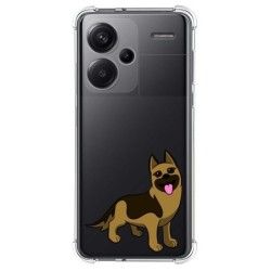 Funda Silicona Antigolpes para Xiaomi Redmi Note 13 Pro+ Plus 5G diseño Perros 03 Dibujos