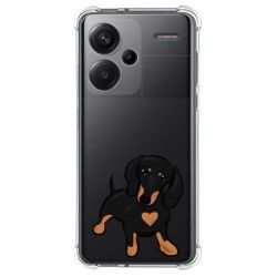 Funda Silicona Antigolpes para Xiaomi Redmi Note 13 Pro+ Plus 5G diseño Perros 04 Dibujos