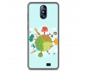 Funda Gel Tpu para Homtom S12 Diseño Familia Dibujos