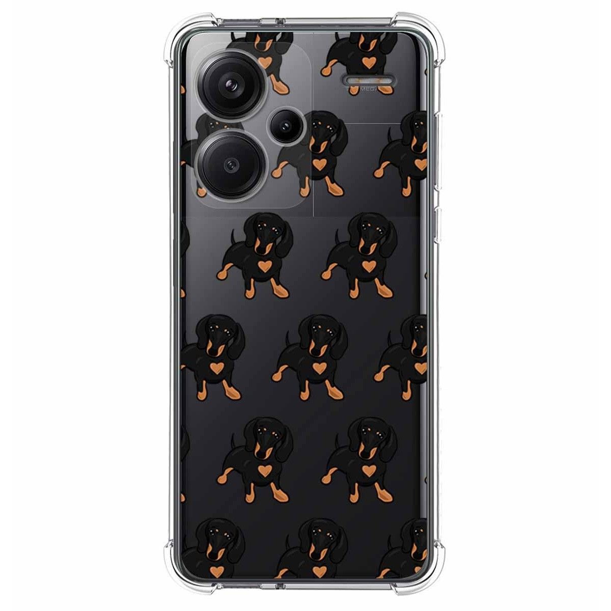 Funda Silicona Antigolpes para Xiaomi Redmi Note 13 Pro+ Plus 5G diseño Perros 10 Dibujos
