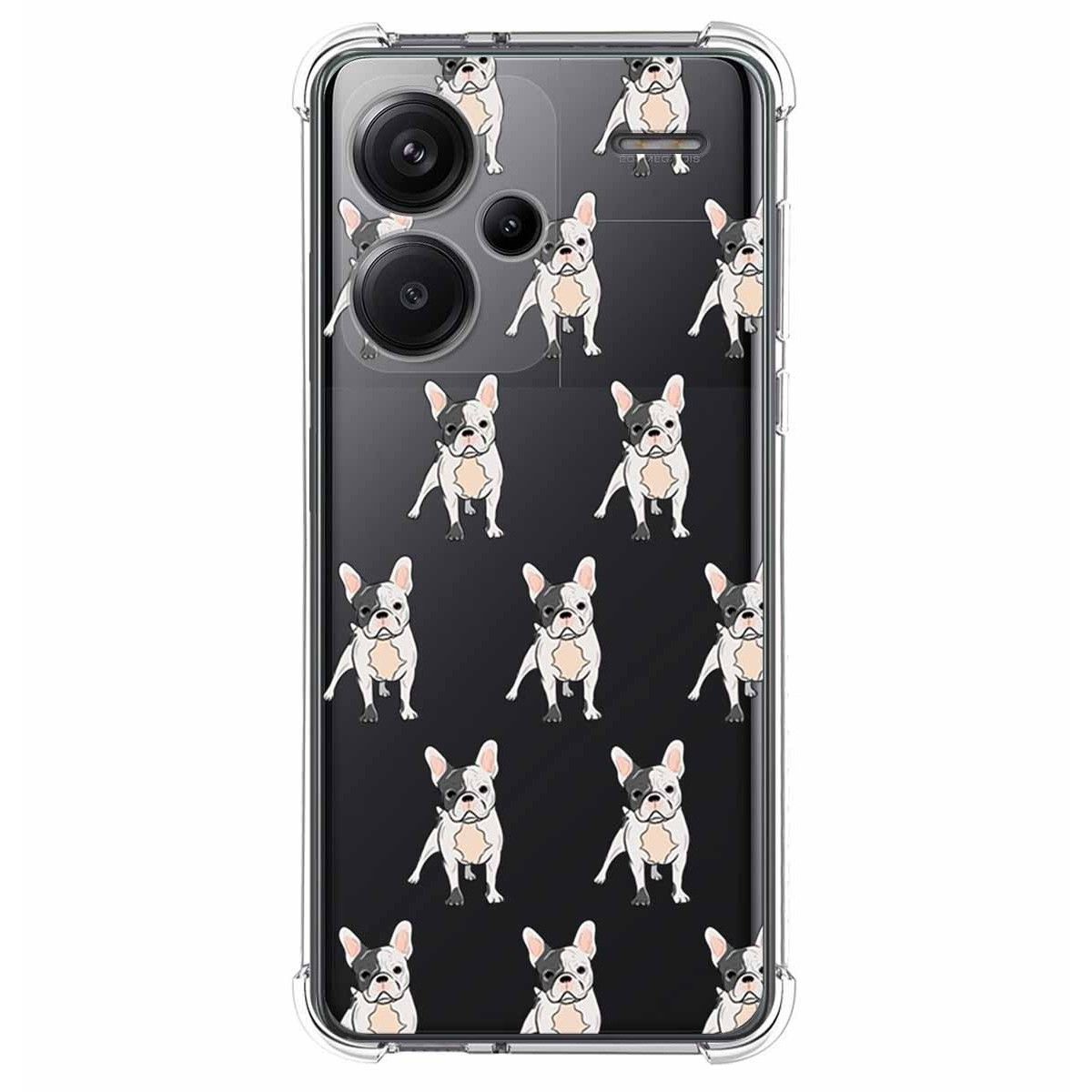 Funda Silicona Antigolpes para Xiaomi Redmi Note 13 Pro+ Plus 5G diseño Perros 12 Dibujos