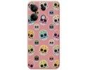 Funda Silicona Líquida Rosa para Xiaomi Redmi Note 13 5G diseño Catrina Dibujos