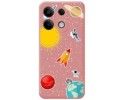 Funda Silicona Líquida Rosa para Xiaomi Redmi Note 13 5G diseño Espacio Dibujos