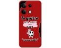 Funda Silicona Líquida Roja para Xiaomi Redmi Note 13 5G diseño Vaca Dibujos