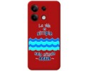 Funda Silicona Líquida Roja para Xiaomi Redmi Note 13 Pro 5G diseño Agua Dibujos