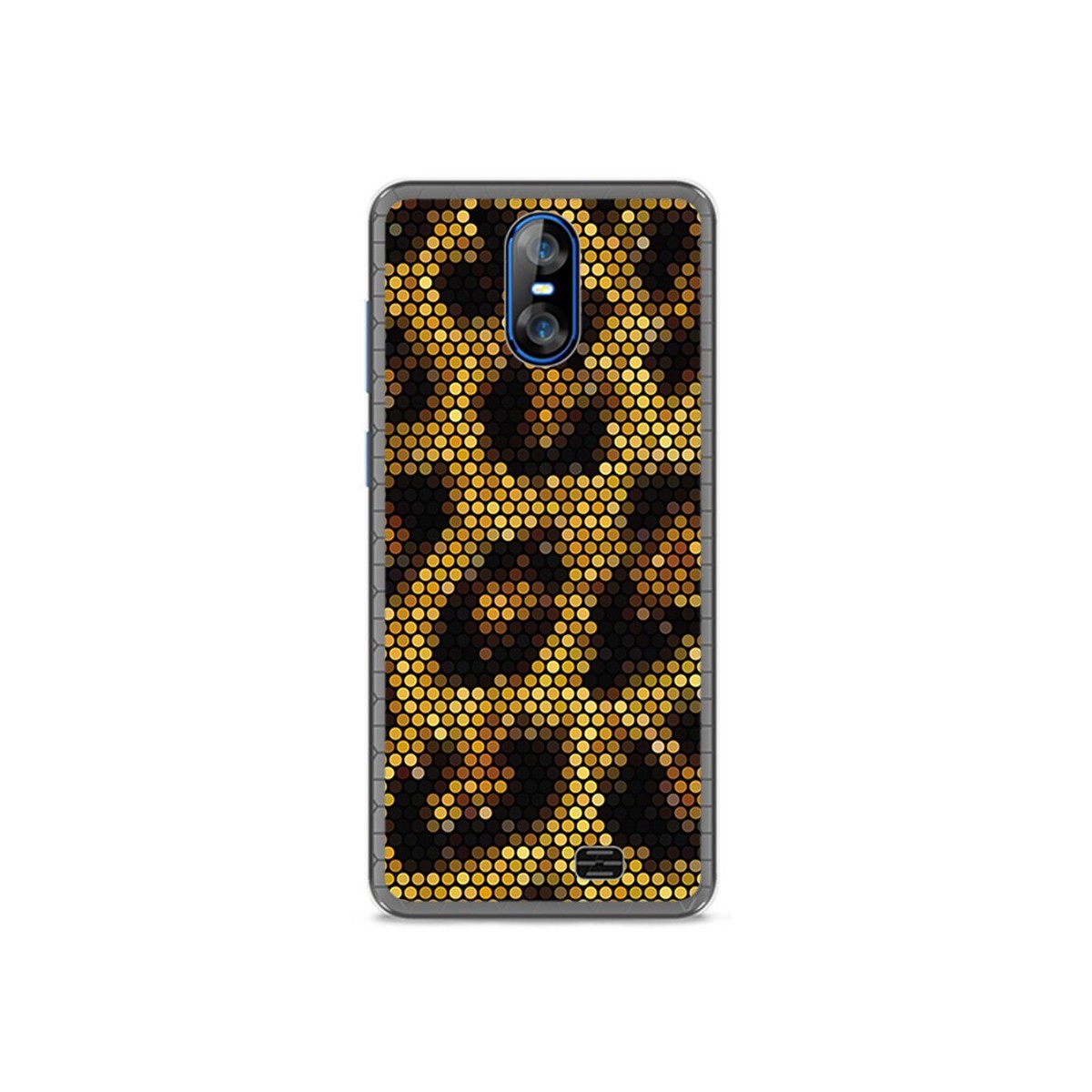Funda Gel Tpu para Homtom S12 Diseño Leopardo Dibujos