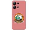 Funda Silicona Líquida Rosa para Xiaomi Redmi Note 13 4G diseño Adventure Dibujos